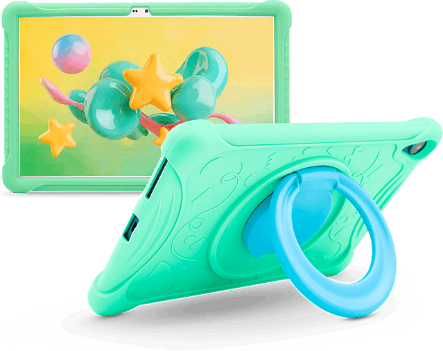 Tablet infantil - PEAQ MIA Kids Tab, WiFi 6, 10" HD, 4 GB RAM, 128 GB, Menta