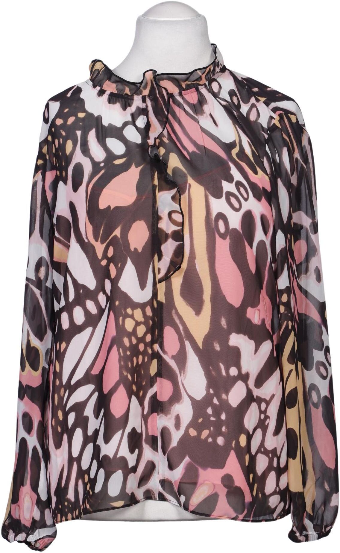 Cain Damen Bluse, Mehrfarbig, Gr. EU 40 (Marc Cain N4), Synthetik - Second Hand