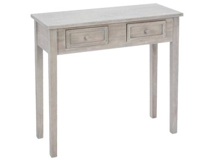 Console  Charme  bois blanchi L80cm - Atmosphera Créateur d'intérieur