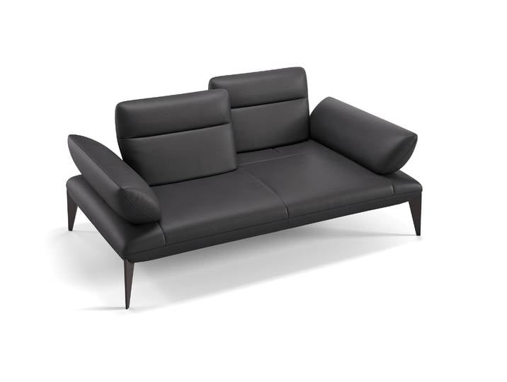 2-Sitzer Couch LAZIO Ledersofa