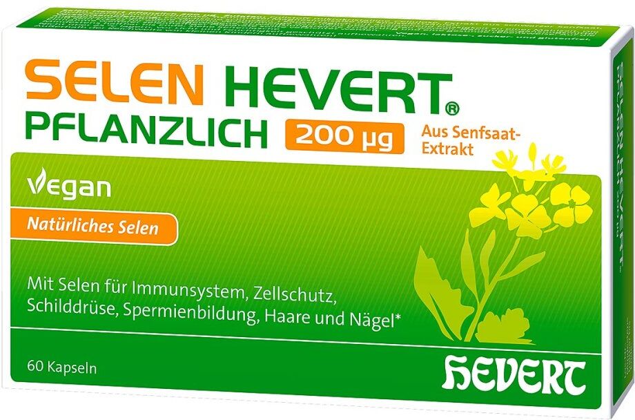 Selen Hevert Pflanzlich 200 Μg Kapseln