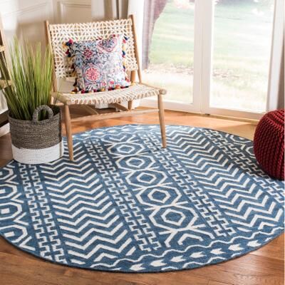 SAFAVIEH Handmade Flatweave Dhurries Denice Modern Wool Rug