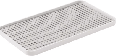 Inspire Picks Double Layer Draining Tray For Bowls, Cutlery & Tea Set Organization 1pc Style2