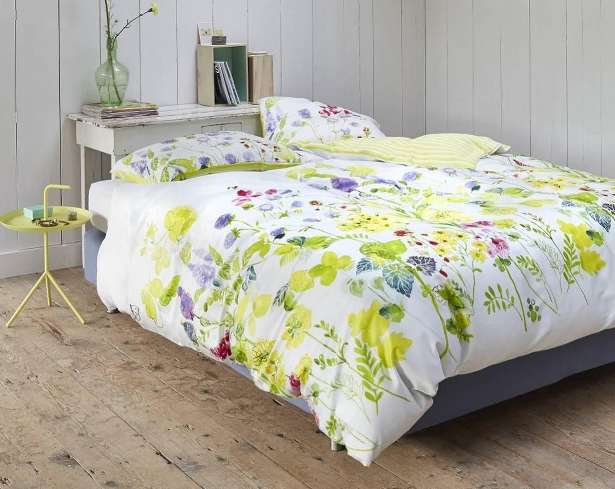 Vanezza Carol Dekbedovertrek Tweepersoons Geel 200 x 220 cm