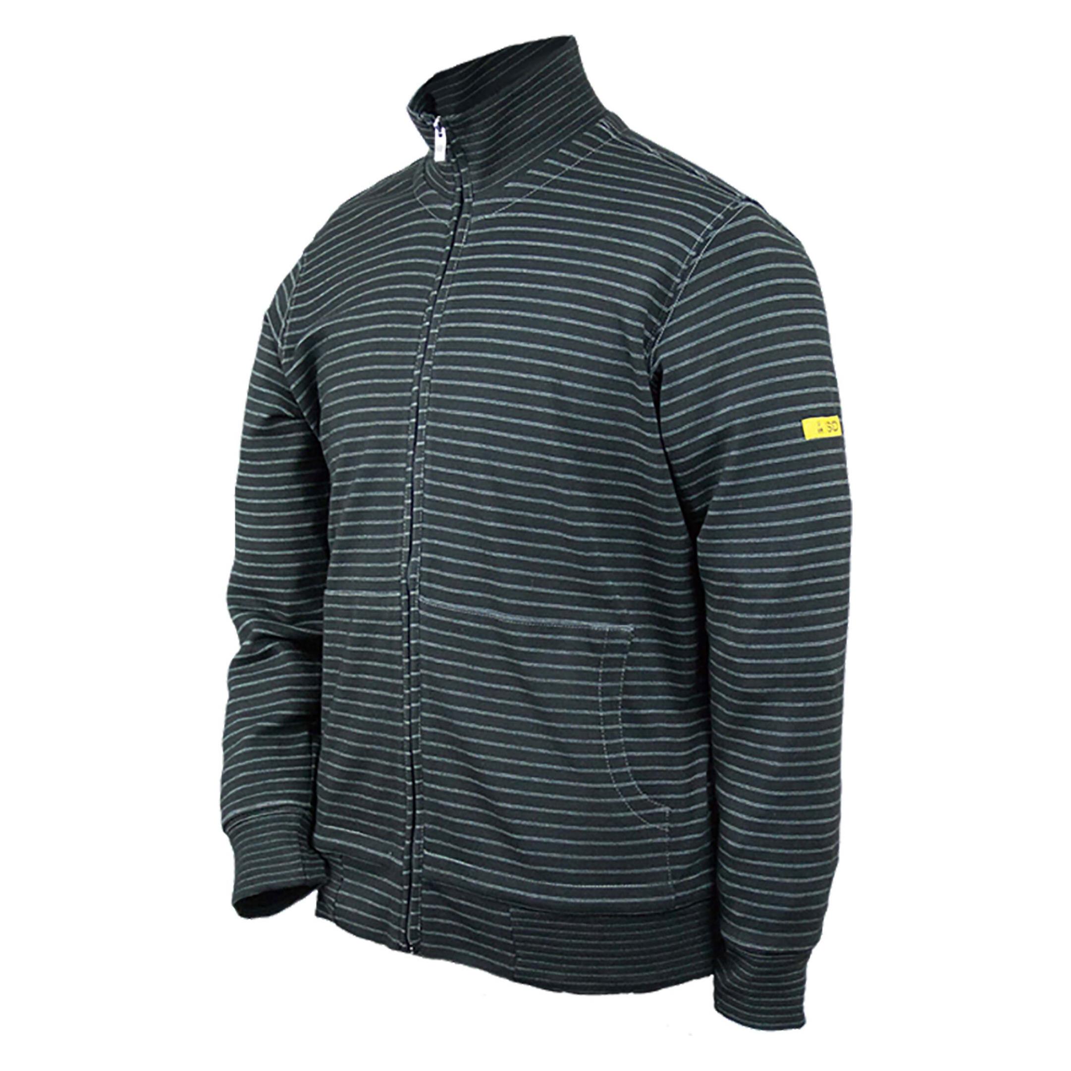 HB Schutzbekleidung ESD Sweatjacke CONDUCTEX Cotton Knit, Gr. 3XL, schwarz (3XL) (08014 86012 001 46-XXXL)