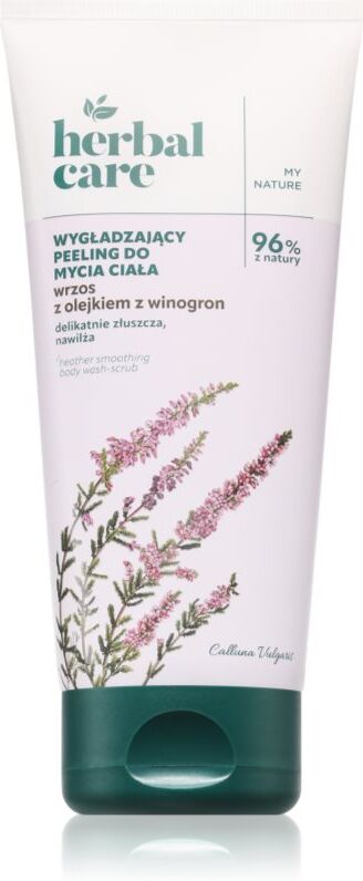 Farmona Herbal Care Heather Smoothing Body Wash-Scrub softening shower gel for all types of skin 200 ml