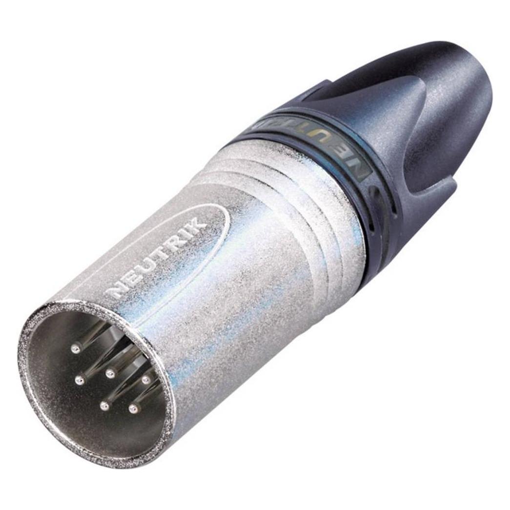 Neutrik Kabelstecker XLR vernickelt 6-polig (NC6MXX)