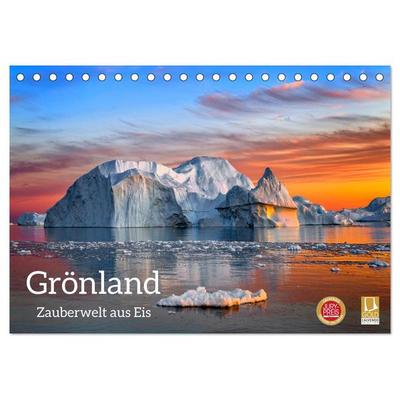 Grönland - Zauberwelt aus Eis (Tischkalender 2026 DIN A5 quer), CALVENDO Monatskalender