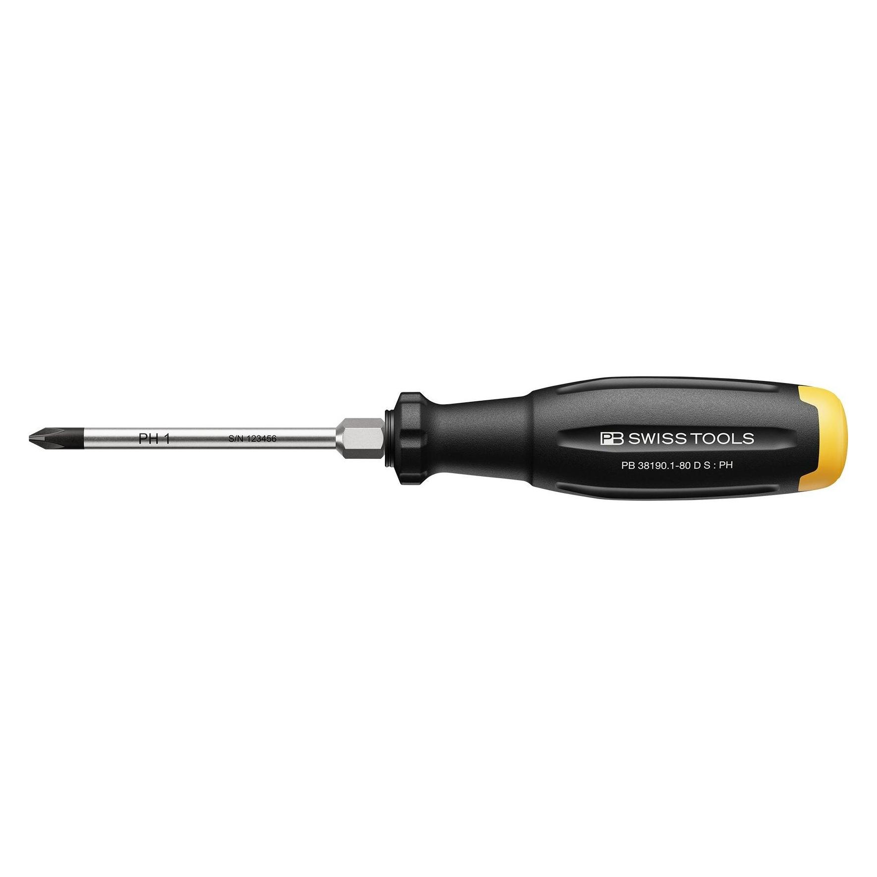 PB Swiss Tools Kreuzschraubenzieher PB 8190 RB (PB 38190.1-80 D S-141260.1080)
