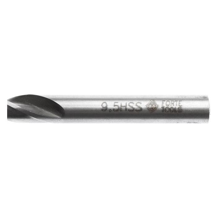 Forte tools DRILL FOR METAL 9.5X125 MM (9.5 Millimeter) (Forte-09.50)