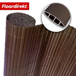 Floordirekt Sichtschutzzaun PVC   Braun