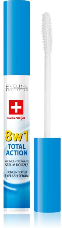 Eveline Cosmetics Total Action Øjenvippeserum 8-i-1 10 ml