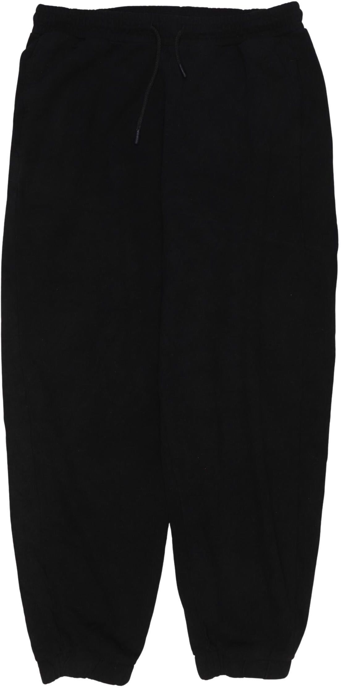 Funktion Schnitt Herren Stoffhose, Schwarz, Gr. XL, Baumwolle - Second Hand