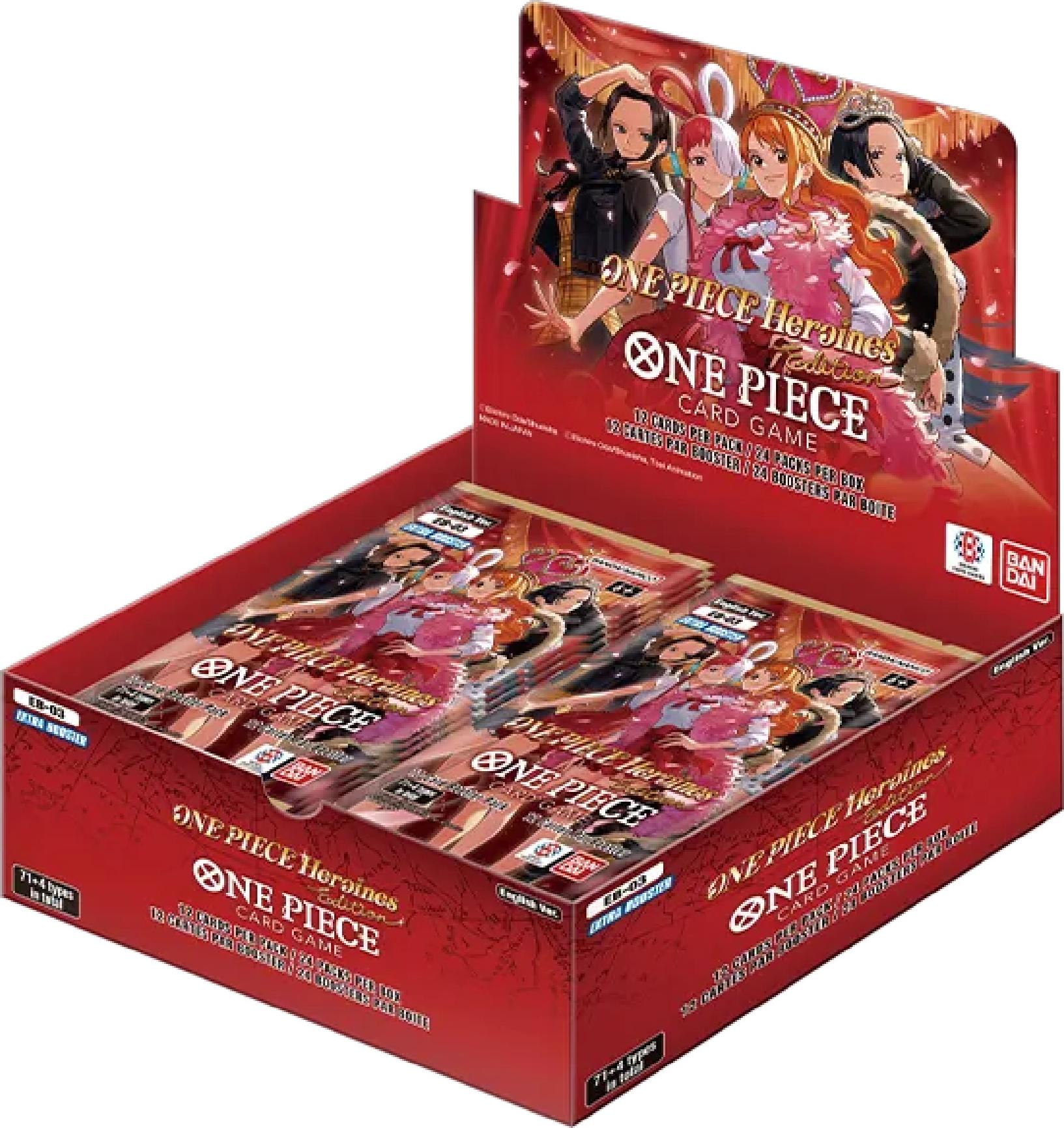 One Piece TCG Kartenspiel EB03 - Heldinnen - Extra Booster Display EN