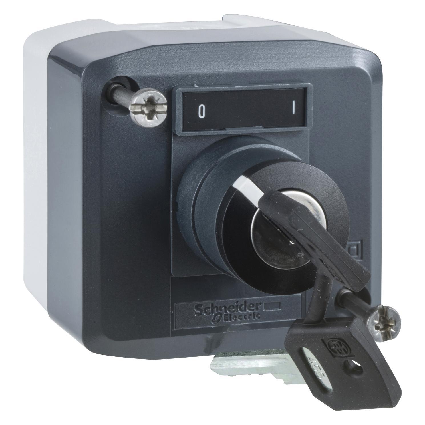 Schneider Electric Wahlschalter 22mm Schlüssel (XALD144)