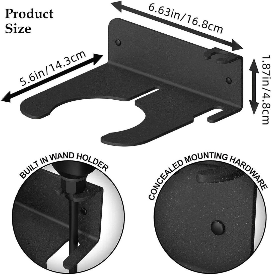 INF Support pulvérisateur de jardin x2 - Équerres murales en fer pour rangement sécurisé et gain d'espace
