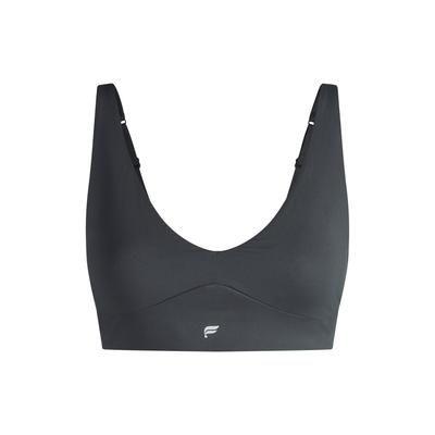 Sport-BH FABLETICS "Fabletics BH PURELUXE LONGLINE LOW IMPACT BRA", Damen, Gr. XS, schwarz, Sportlich, BHs Sport-BH, mit Haken- und Ösenverschluss