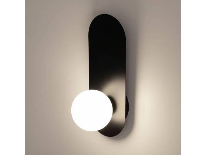 Maytoni Wandlampe Bao, dimmbar, schwarz, für Wohn- / Esszimmer, Metall, Modern, Wandleuchte, Wandlampe Innen