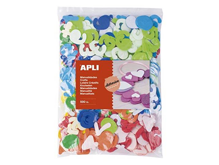 APLI Kids 17438 — EVA zelfklevende vormen nummers 500 u.