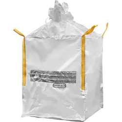 KMF-Big-Bag beschichtet mit Warndruck für Mineralwolle