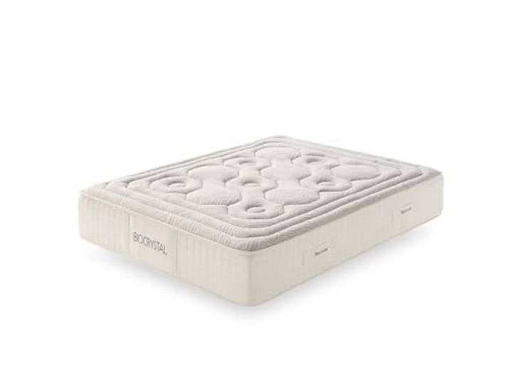 Moonia Pocketveringmatras, Biocrystal selenium springring, biocrystal-technologie, anti-stress toermalijn, elektrostatisch evenwicht, 140 x 190 cm