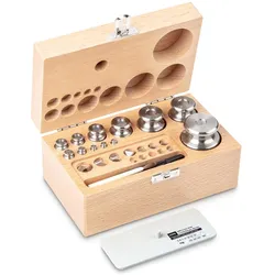 Kern, Feinwaage, 343-05 M1 Gewichtsatz, 1 mg - 500 g Edelstahl, im Holzetui (343-05)