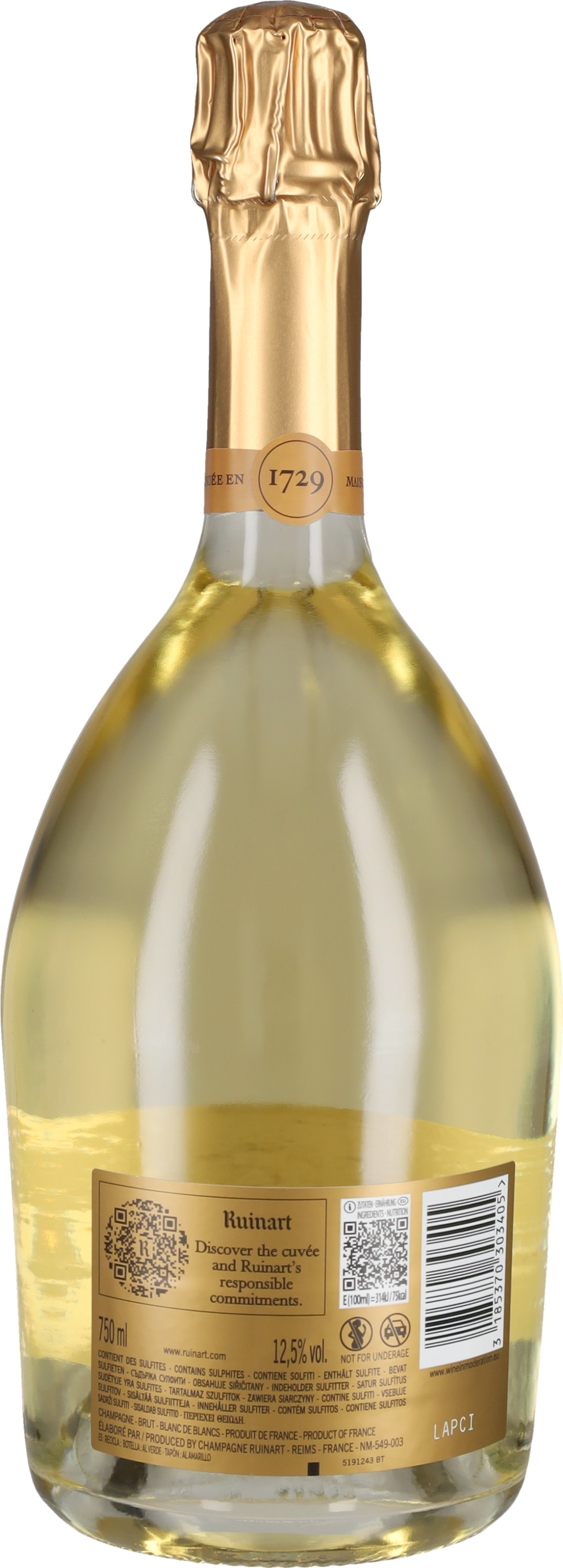 Ruinart Champagne Brut Blanc de Blancs