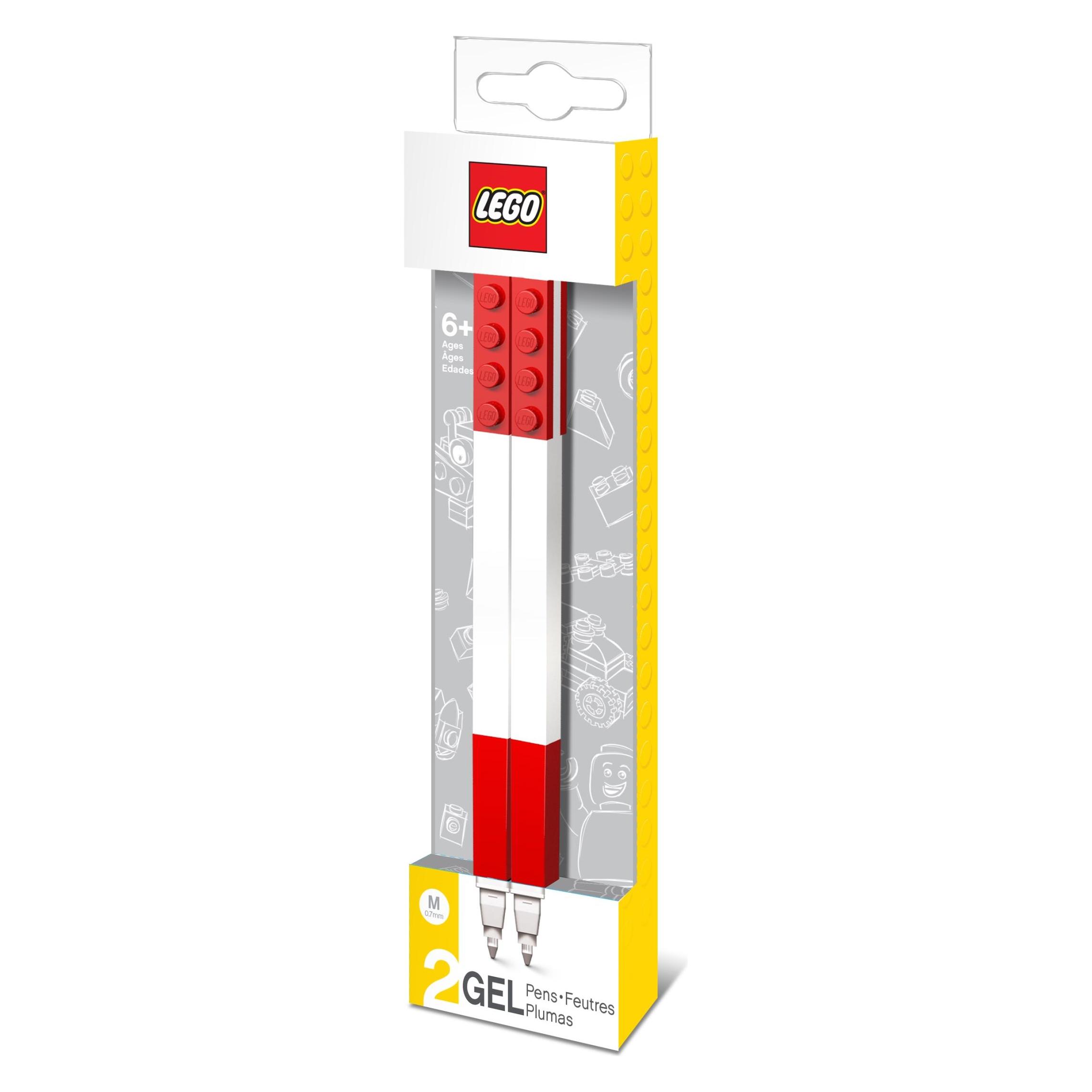 LEGO Stationary Gel pens (2 pcs) - Red (2x) (4003075-51675)