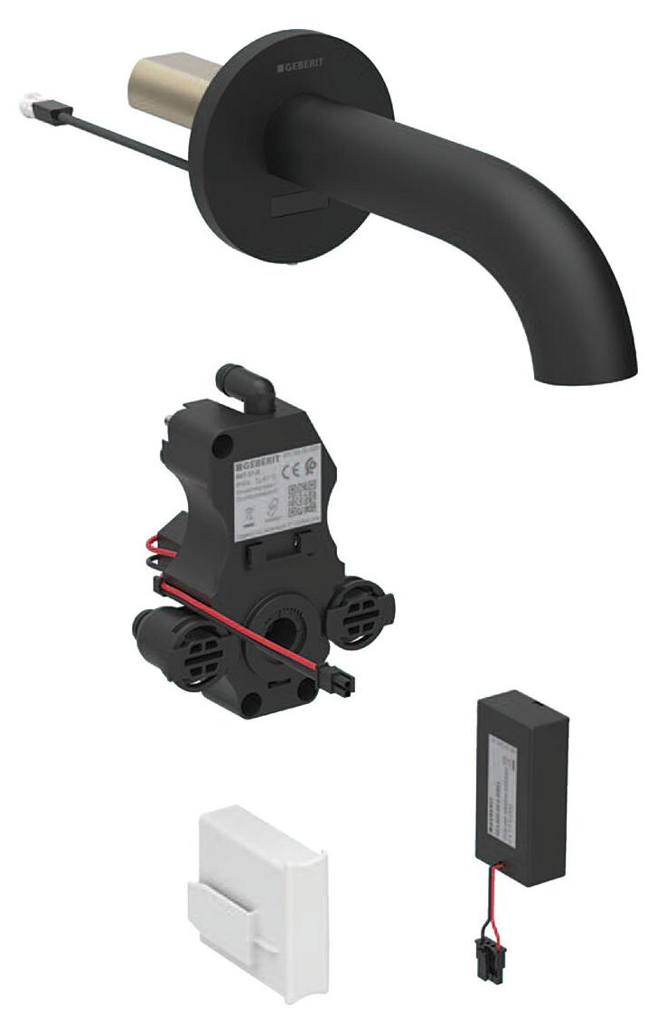 Geberit 116264141 Piave WT-Arm., Wandmontage, Batterie