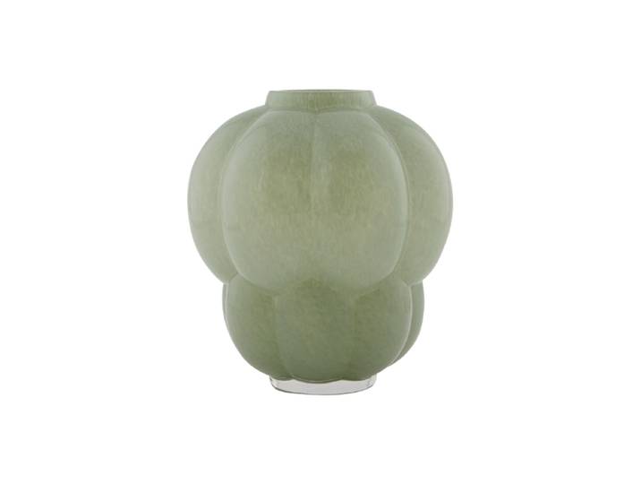 Mundgeblasene Design Vase „Uva“ - Pastellgrün AYTM