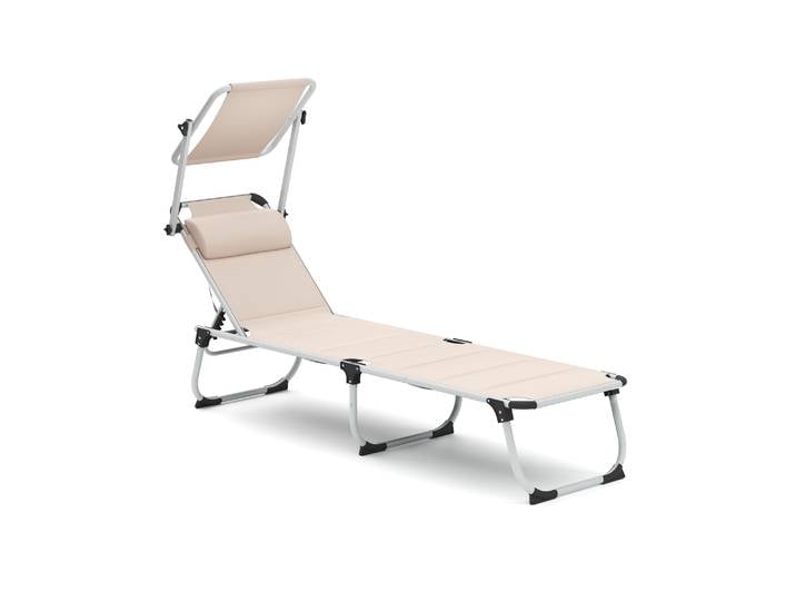 Liegestuhl ATHENA beige