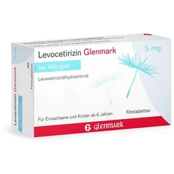 LEVOCETIRIZIN Glenmark 5 mg Filmtabletten 20 St