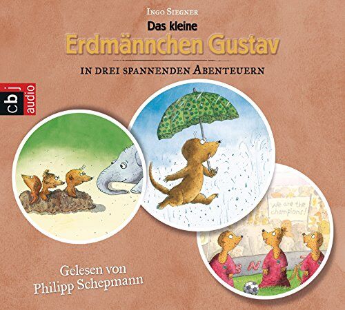 Ingo Siegner - Das kleine Erdmännchen Gustav in drei spannenden Abenteuern: Das kleine Erdmännchen Gustav - Spurlos verschwunden; Das kleine Erdmännchen Gustav - Nachts auf dem Sambesi; Gustav vor, noch ein Tor! - - Preis vom 30.09.2026 09:01:18 h