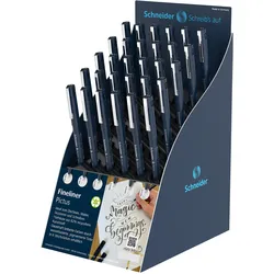 Schneider, Schreibstifte, Display Fineliner Pictus sortiert schwarz (30x)