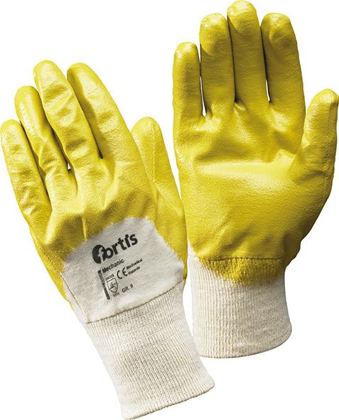 FORTIS Nitril-Schutzhandschuh »Mechanic«, gelb
