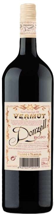 Vermut Donzell Rojo 75 cl - Vins Padro   Vermut español con 15% de graduación