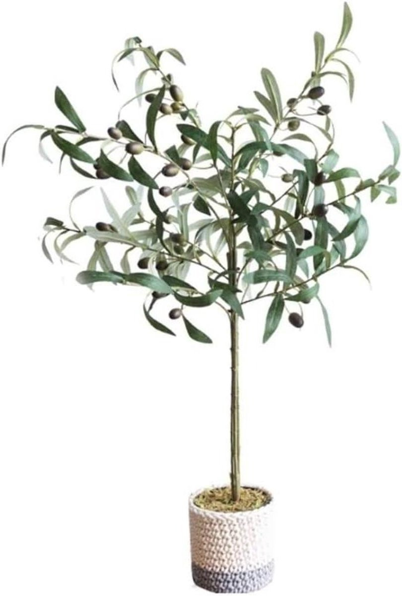 Kunstboom Olijfboom - Groene Decoratieve Plant voor Interieur - 75 cm