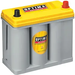 Optima Yellow Top YT R - 2.7, 12V 38Ah, AGM Zyklenfest, Spiralcell Technologie