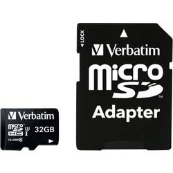 Verbatim PRO microSDHC-Karte 32 GB Class 10, UHS-I, UHS-Class 3 inkl. SD-Adapter 47041