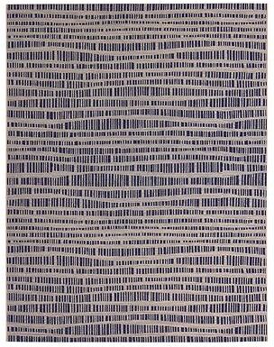 "Garner Indoor/Outdoor Rug - Navy, 2'7"" x 5'3"" - Ballard Designs"