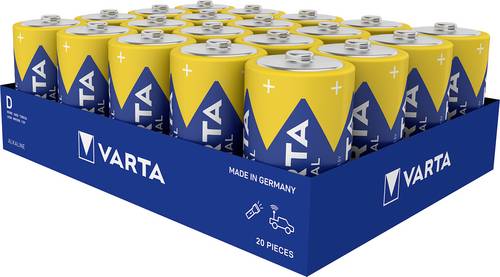 Varta Mono (D)-Batterie Alkali-Mangan 16500 mAh 1.5V 20St.