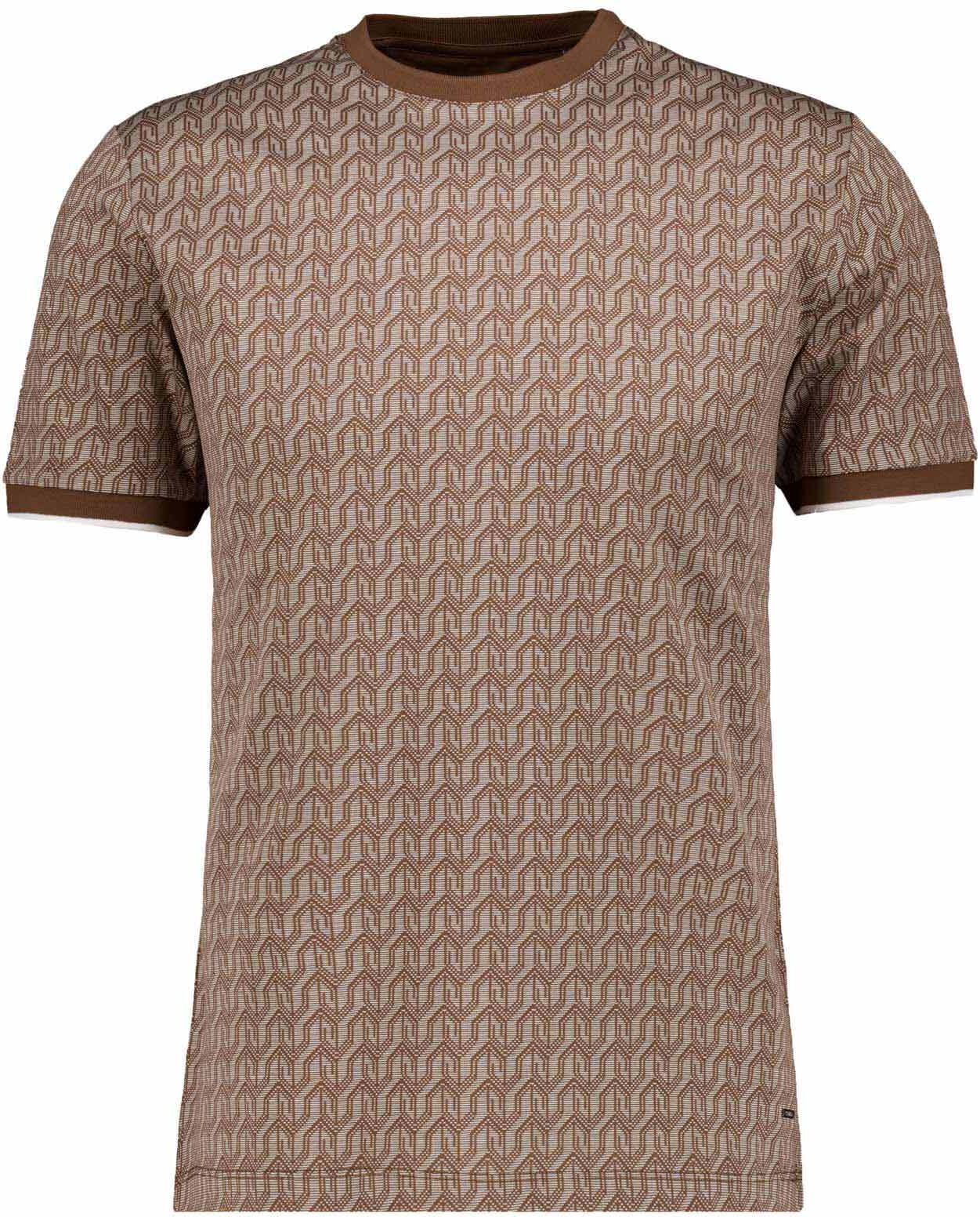 T-Shirt RAGMAN, Herren, Gr. XXL, braun (umbra, 814), Jersey, Baumwolle, regular fit, Rundhals, Shirts T-Shirt umbra, 814 XXL