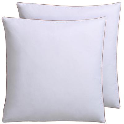 Federkopfkissen RIBECO "Ella", weiß, B:80cm L:80cm, Bezug: 100% Baumwolle. Füllung: 90% Entenfeder, 10% Entendaune, Kopfkissen, Feder & Daunenkissen zum Top-Preis