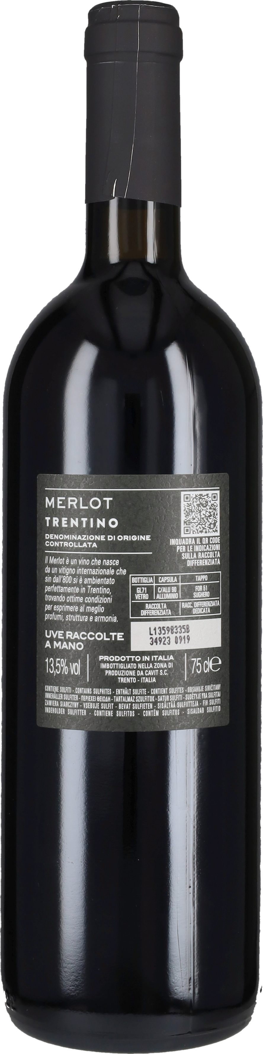 Merlot 'Bottega Vinai' Cavit 2021