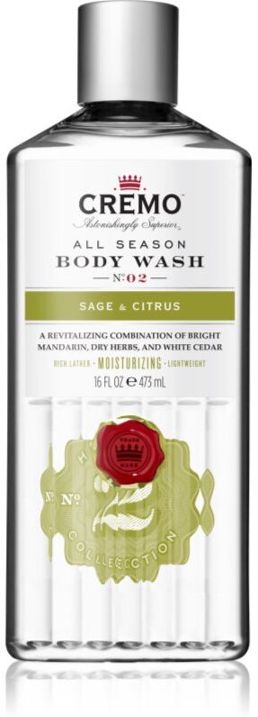 Cremo Sage & Citrus shower gel M Green & Refreshing 475 ml