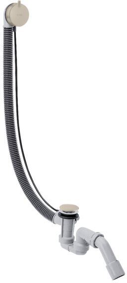 Hansgrohe Flexaplus Komplettset 58318820 Ab- und Überlaufgarnitur, brushed nickel
