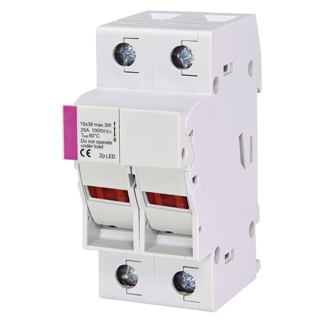 Eti 002540213 EFH 10 DC 2p LED Sicherungshalter Passend für (Sicherungen) Feins (25 A) (002540213)