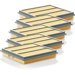 5x Luftfilter MANN-FILTER C 2332 Filtereinsatz