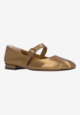 Women's Faron Mary Jane Flat by J. Renee in Bronze (Size 8 M)