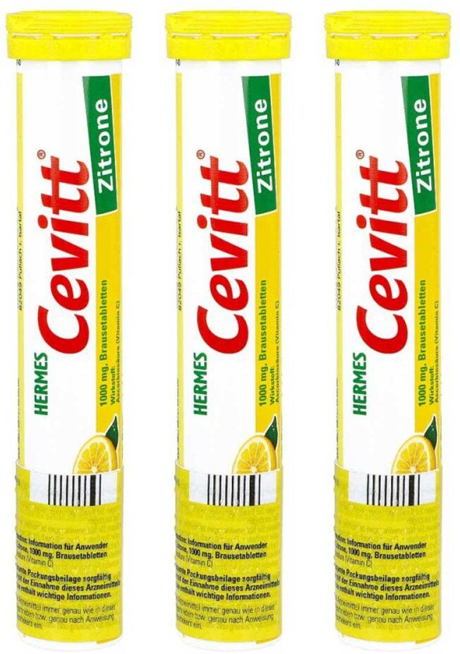 Hermes Cevitt Brausetabletten Zitrone 3x20stk